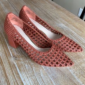 Zara woven pump